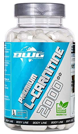 BWG L-Carnitin Premium 2000, Vegan, 3000 mg á Tagesportion, Ultra hochdosiert, Laborgeprüft, 100 Kapseln, Beliebt in Definitionsphase