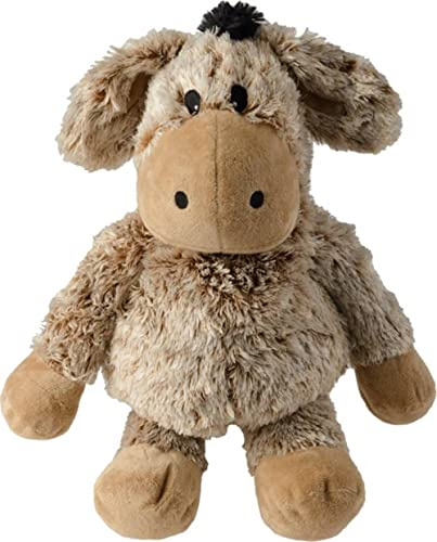 Warmies® Wärmekissen/Stofftier Esel meliert Hirse Lavendelfüllung 30cm 700g (exklusives Warmies-Design für Greenlife Value)