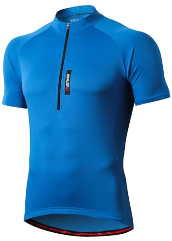 FEIXIANG Herren Fahrradtrikot, Kurzarm Radtrikot Fahrrad Trikot Fahrradbekleidung für Männer, Atmungsaktive Cycling Jersey Radsport Bekleidung