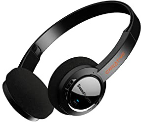 Sound Blaster JAM V2 On-Ear Lightweight Bluetooth 5.0 Wireless Headphones with USB-C, aptX Low Latency, aptX HD, Multipoint Connectivity, Voice Detection and Noise Reduction, 22 Hours Battery Life