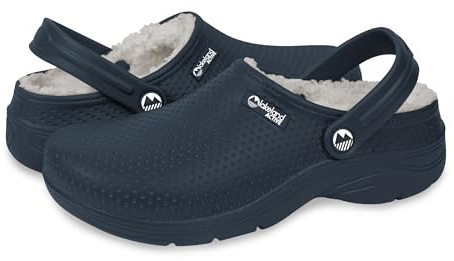 Lakeland Active Women's Fleece-Lined Dockray Clogs - Oxford Blue - 6 UK
