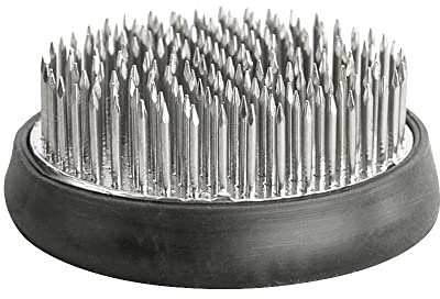 Blommor groda, rostfritt stål, rund hållare, blomstickgel (5 cm (1 styck))