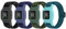 ESeekGo Elastic Bands Compatible with Garmin Vivofit Jr 3 Bands for Kids, Colorful Nylon Stretchy Solo Loop Straps with Protective Case Adjustable Replacement Bands Accessories for Girls Boys