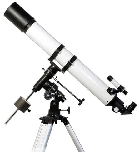 TS-Optics 80/900mm Refraktor Teleskop auf EQ3-1 Montierung mit Stativ, Star809i
