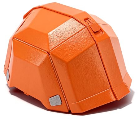 Outdoor Foldable Helmet Adjustable Safety Helmet Plastic Head Protection Hat Portable Sports Helmet for Riding Aerial Work Scooter Training(Orange)