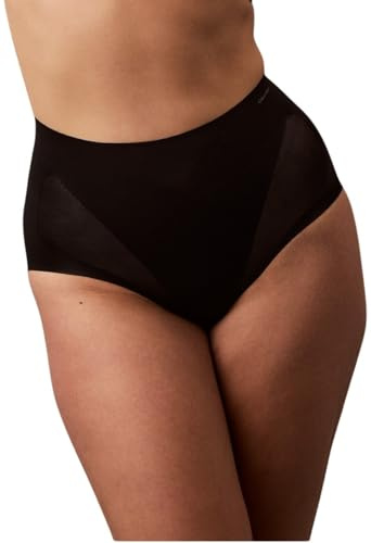Calvin Klein Braguitas Moldeadoras Mujer Slip Brief Stark Efecto Reductor, Negro (Black), XL