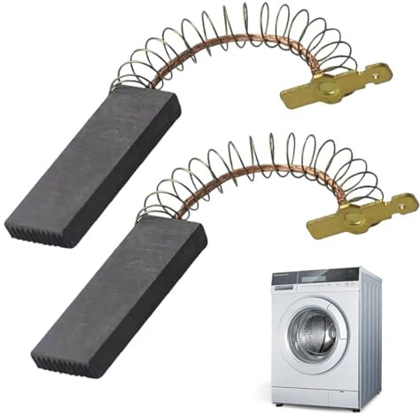 2 Pcs Washing Machine Carbon Brushes,Carbon Brushes,Replacement Washing Machine Motor Brush,Brush Replacement Part for Washer,Efficient Brushes for Washer Electric Motors