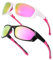 Myiaur 2 Pack Sport Sonnenbrille Damen Polarisierte Fahrradbrille & Laufbrille mit UV400 Schutz, Wraparound Sportbrille für Radfahren Laufen