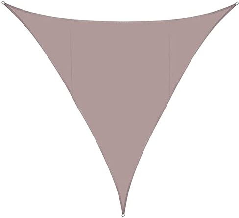 Toldo triangular impermeable de 6 x 6 x 6 m, resistente para patio, 95 % de bloqueo UV, perfecto para cochera y uso al aire libre, paño duradero para jardín y terraza