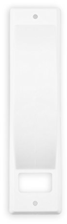 DIWARO® Wicklerblende für Halbeinlass-Gurtwickler | Lochabstand 200 mm | Kunststoff weiß | Abdeckplatte zur Abdeckung von handelsüblichen Gurtwicklern