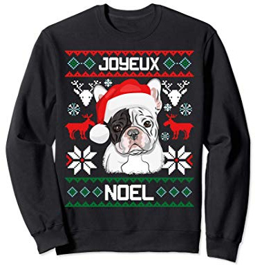 Joyeux Noël - Bouledogue français - Doux chien de Noël Sweatshirt