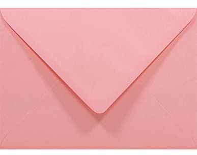 Netuno 100 Briefumschläge Rosa DIN B6 125 x 175 mm 80g Rainbow farbige Umschläge ohne Fenster Briefkuverts Ecru Papierumschläge farbig für Einladungen Hochzeit Geburtstag Weihnachten Taufe