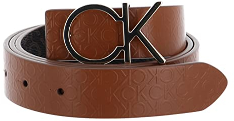 Calvin Klein Re-Lock CK Rev Belt 30MM W75 Cognac/Brown Mono