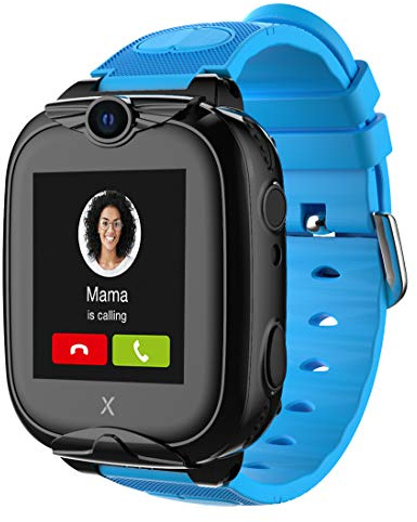 XPLORA XGO 2 - Montre connectée pour Enfants (avec SIM) – 4G, Appels, Messages, Mode école, Fonction SOS, localisation GPS, Appareil Photo, podomètre - incluant 3 Mois d'abonnement Gratuit (Bleu)