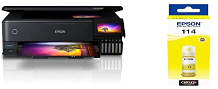 Epson EcoTank ET-8550 A3 Color Printer – Wi-Fi, Scan, Copy; Includes 2 Years' Ink (1 Ink Bottle)