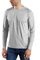 WILLIT UV Shirt Herren Rashguard Langarm Funktionsshirt für Schwimmen Surfen Angeln Wandern Atmungsaktiv Schnell Trocknend Sonnenschutz Sportshirt Grau L