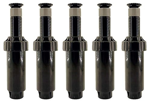RIEGOPRO Difusor de Riego para Jardin y Césped RP-02-17A | Conexión 1/2 Hembra | Emergente 5cm | Ángulo Ajustable de 0º a 360º | Alcance 4,6m - 5,8m | Caudal 1,68-21,75 L/min (5)