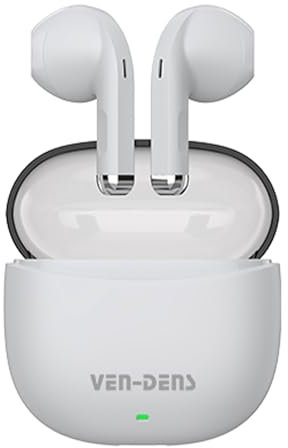 Écouteurs sans fil pour HONOR 200 Smart/200/200 Lite/200 Pro/400 Lite [BT030] Bluetooth 5.4 True Wireless, contrôle tactile, 4 heures de lecture, basses stéréo, casque avec étui de chargement (blanc)