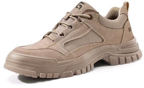 MOLLYBLOS Steel Toe Shoes Safety Shoes Work Sneaker for Men Women