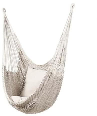 Mesh Hammock Chair Porch For Seat Woven Hanging Rope String Netted Swing Outdoor Indoor Garden Furniture For Yard Bedroo Hanging Rope Netted Swing
