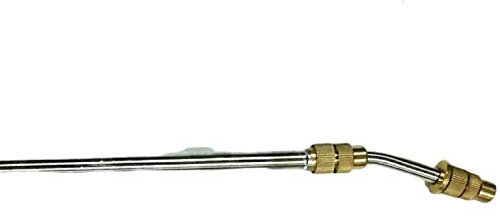 Lancia Inox Con Ugello Ottone Telescopica Cm 58>102