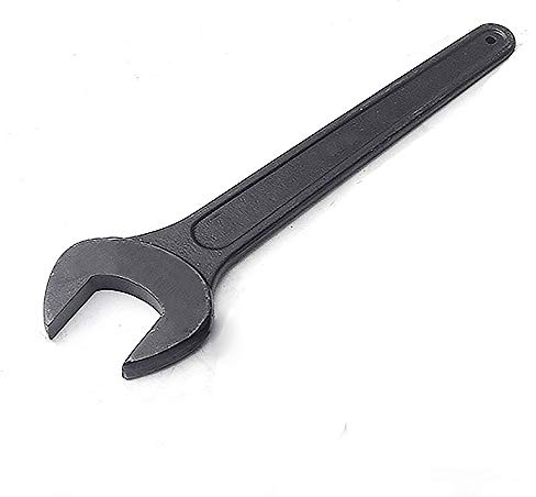 32mm Metal Single Head Open End Spanners RSD Heavy Duty Wrenches Hand Tools 45# Steel for Automotive and Industrial Use (Black)