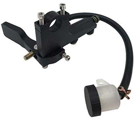 Tbest Daumenbremse, Thumb Brake,Motorrad Bremshebel,Universal 7/8 Zoll 22Mm Aluminiumlegierung Motorradkupplung Daumenbremshebel Hintere Hauptpumpe Zylindergriff-Kit