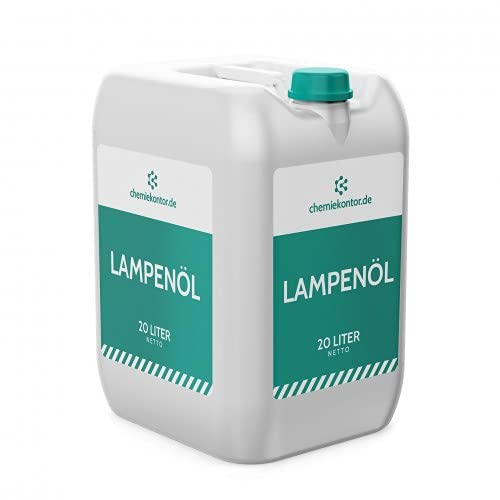 chemiekontor.de Lampenöl | nahezu Geruch- und rußfreie Verbrennung | Premium-Qualität Größe 20 Liter