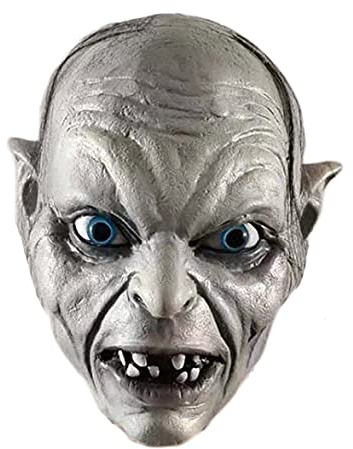 nice--buy Gollum Maske Der Herr der Ringe Halloween Kostüm Masken Party Requisiten Böser Clown Gruselige Maskerade Dress Up Horror Masken Mehrfarbig
