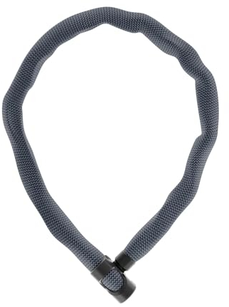 ABUS Kettenschloss IVERA Chain 7210 – Fahrradschloss mit hochflexibler IvyTex-Kunstfaserummantelung – ABUS Sicherheitslevel 8