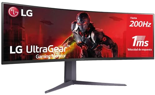 LG Ultragear™ 45GR75DC-B Ecran PC Gaming OLED incurvé 45 - Dalle VA résolution UWQHD (5120x1440), 1ms GtG 200Hz, DisplayHDR™ 600, DCI-P3 95%, AMD FreeSync Premium Pro, HDMI 2.1