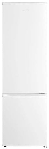 INFINITON Frigorifico Combi FGC-A185B, 255 Litros, 180 cm de Altura, Defrost, Led Interior, Regulación en Altura, Puerta reversible, Ancho Especial de 55 cm, E, Blanco