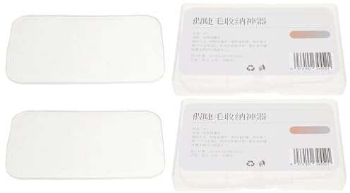 PAMINGONO 2pezzi Portaciglia Organizer per Ciglia Custodia per Ciglia Finte Contenitore per Scatole di Vuote per Conservazione e Trasporto