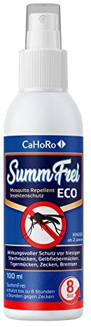 SummFrei Eco Set - Mückenschutz mit Icaridin - 3x100ml - Gegen Mücken, Zecken und Bremsen