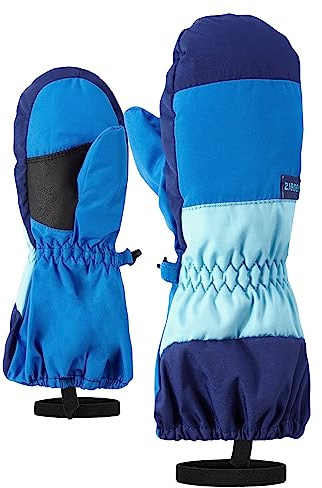 Ziener Unisex – Babys LIWI Skihandschuhe für Kinder, Persian Blue, 116