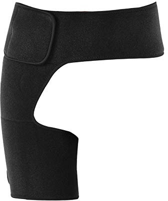 Bandage De Soutien De L'aine de la Cuisse, Soutien de la Hanche, Respirant Unisexe, Ceinture De Prévention des Tensions Musculaires, Protecteur De Sport Pour le Soulagement de la Douleur Sciatique
