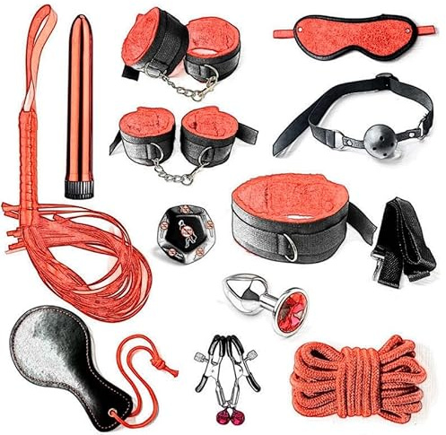 Bdsm Rem Justerbar Inomhus TräNing TillbehöR 12-Delars UppsäTtning, Hem Gym TräNingsutrustning FöR Hela Kroppen TräNingar, Par GåVa - Q
