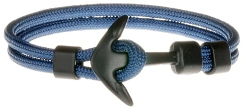 LGT Jewels ankare armband svart blå