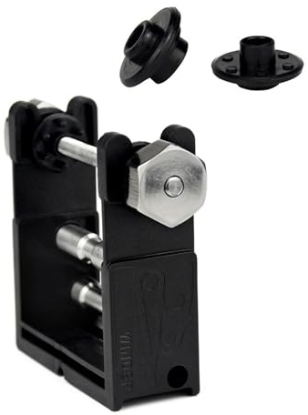 Snorvixre Herramienta de servir cuerdas de aluminio, control de tensión ajustable, durabilidad para entusiastas y principiantes, herramienta de servicio de cuerdas de aluminio