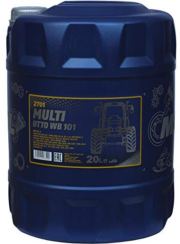 Mannol 20 Litre Multi UTTO WB 101 Tractor Transmission Oil API GL-4 Universal All Season Mineral Based
