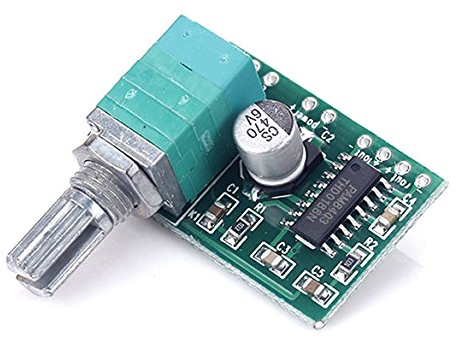 DollaTek Super klein 3W + 3W DC 5V-Audioverstärker Handliche Digitalendstufenmodul Vorstands Zweikanalige PAM8403 Stereo-Verstärker mit Potentiometer für DIY portable Lautsprecher Kopfhörer