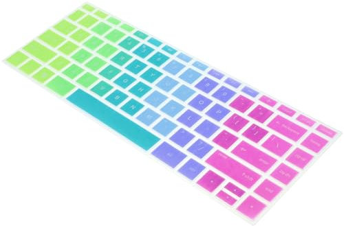 FONDOTIN Keyboard Membrane Silicone Protective Laptop Keyboard Cover for Pavilion Pattern Design Versatile Use for Home and Office Typing