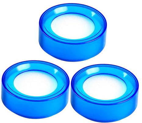 COHEALI 3pcs Blue Finger Moistener for Cash Counting, Money Handling Accessory Sponge, Bank and Office Cash Counting Tool for Accurate Money Management