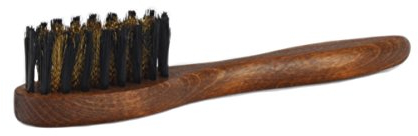 Langer & Messmer brosse à chaussures de cuir en daim et en vélours 160 mm x 20 mm (noir)