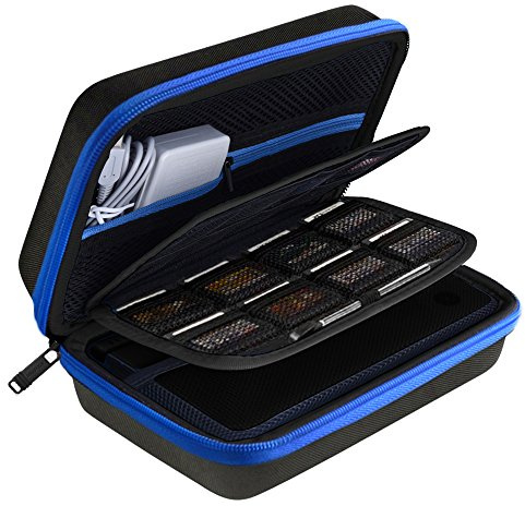 AUSTOR Hart Tasche Tragetasche für Nintendo 3DS, Blau