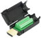 Cerrxian Adaptateur HDMI plaqué or mâle vers connecteur sans soudure avec boîtier