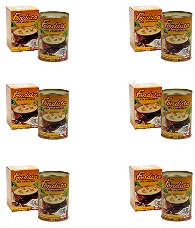 Fonduta di fontina DOP Valle d'Aosta 6 lattine da 400gr