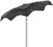 Outsunny 3(m) Garden Parasol Umbrella with 32 Solar LED Lights and Tilt, Outdoor Market Table Umbrella Sun Shade Canopy with Crank, 8 Ribs, Dark Grey