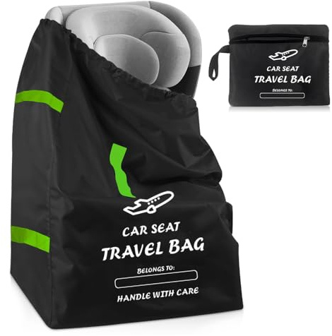 BNGXR Sac de Voyage pour Siège de Voiture, 86 × 46 × 46cm, Sac étanche de Voyage Portable, pour Les Voyages en Avion, Oxford 600D, Taille Universelle, Convient à la Plupart des Sièges de Voiture
