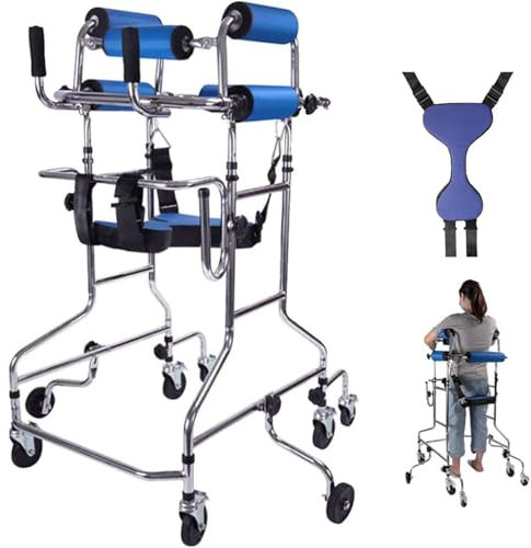 Deambulatori Rollator, Passeggino Da Interno, Carrello Per Camminare, 8 Ruote, Per Anziani, Adulti, Regolabile, Per Esercizi Di Paralisi Cerebrale, Per Stare In Piedi, Per Anziani, Disabili,
